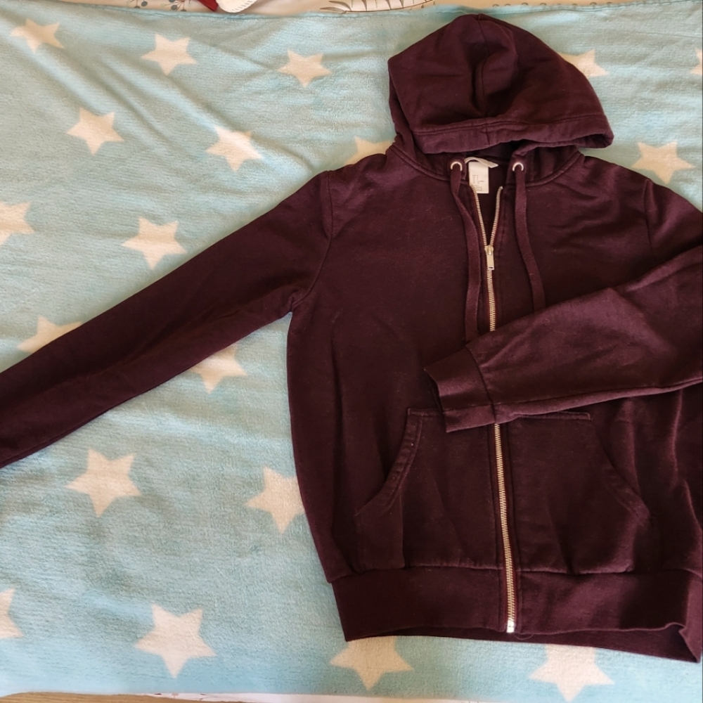 H&M long sleeves full zip hoodie